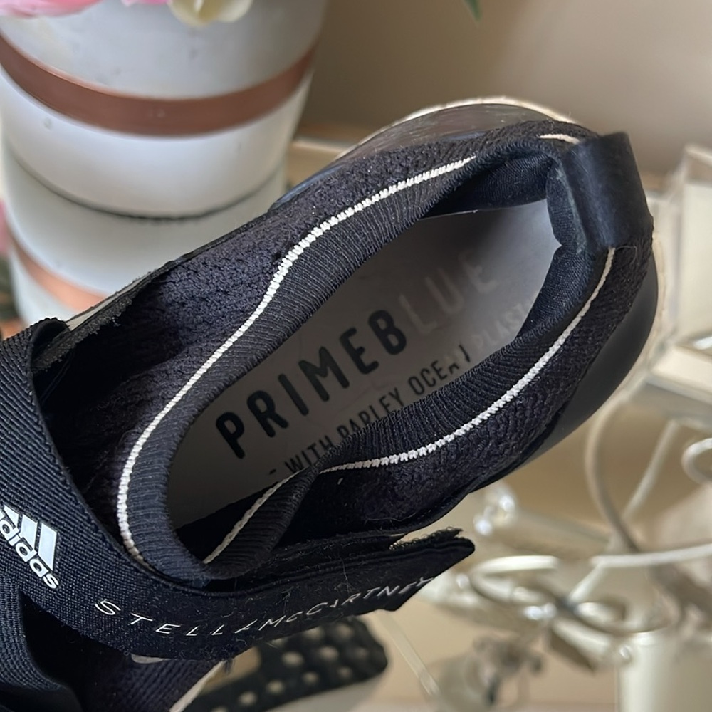 Adidas Stella McCartney Black and White Athletic Shoes - Picture 7 of 9